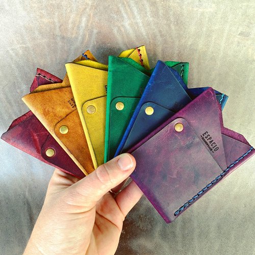 Big Spender leather wallets in a variety of colors