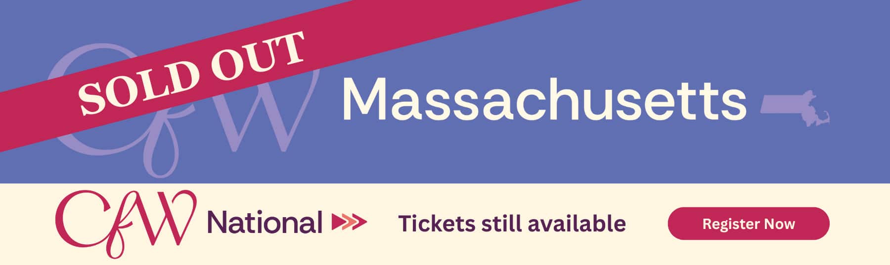 The 2025 Massachusetts Conference for Women is now SOLD OUT! Tickets to the National Conference for Women are still available!